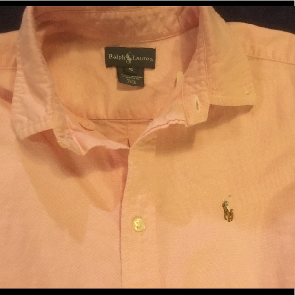Ralph Lauren Boy’s Cotton Oxford Shirt Size 16